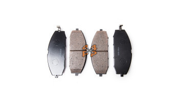 PLAQUETTES DE FREIN AVANT (JEU D'ESSIEU)  pour  NISSAN  PATROL  Y61 - 2.8TD (RD28) 10/1997->2/2000 