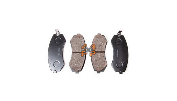PLAQUETTES DE FREIN ARRIÈRE (JEU D'ESSIEU)  pour  NISSAN  PATROL  Y61 - 2.8TD (RD28) 10/1997->2/2000 
