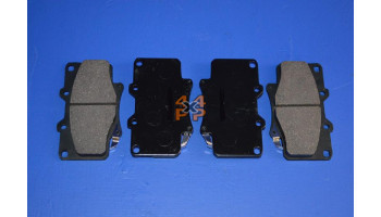 PLAQUETTES DE FREIN AVANT (JEU D'ESSIEU)  pour  TOYOTA  HZJ80 - 4.2D 1/1990-1/1998  Freinage 