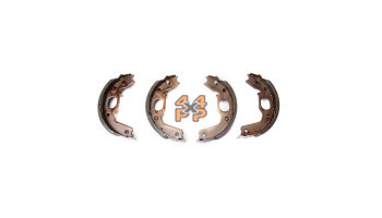 PATINS DE FREIN À MAIN / DE FREIN DE STATIONNEMENT (JEU D'ESSIEUX)  pour  MITSUBISHI  PAJERO  V46 - 2.8TD 11/1993-2/2000 long 