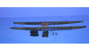 PAIRE DE VIS POUR BALAIS D'ESSUIE-GLACE AVANT 18 POUCES  pour  TOYOTA  HJ60 - 4.0D 1980-1990  Eclairage/Electricité caisse CARROCERIA 
