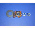 AMORTISSEUR ARRIERE KIT FIXATION INFERIEUR PLAQUE RESSORT 