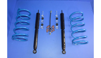 KIT REHAUSSE SUSPENSION ARRIERE 75mm  pour  MITSUBISHI  PAJERO  V23 - 3.0 essence 12/1990-2/2000 court 