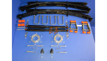 KIT REHAUSSE RESSORTS COMPLET (50 MM)  pour  MITSUBISHI  L200 PICKUP  B40 - 2.5TD 12/2005->3/2015 