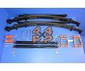 KIT RESSORTS A LAMES ET AMORTISSEURS ARRIERE RENFORCE (5+3 LAMES). LA PAIRE