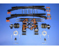 KIT RESSORTS A LAMES ARRIERE FLEXI PARABOLIQUE AVEC KIT ASSISTANCE AIR BAG COMPLET (REHAUSSE 50mm)