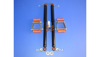 KIT REHAUSSE 35MM AMORTISSEUR/JUMELLES ARRIERE (2)  pour  MITSUBISHI  L200 PICKUP  B40 - 2.5TD 12/2005->3/2015 