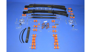 KIT REHAUSSE RESSORTS/BODY LIFT (100MM)  pour  MITSUBISHI  L200 PICKUP  B40 - 2.5TD 12/2005->3/2015 