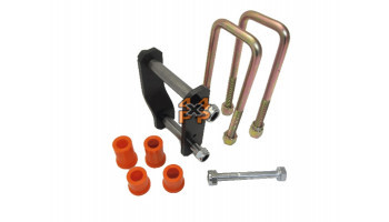 KIT MONTAGE RESSORT A LAMES (1 COTE)  pour  TOYOTA  HILUX PICKUP  GUN125 - 2.4TD 4/2016-> 