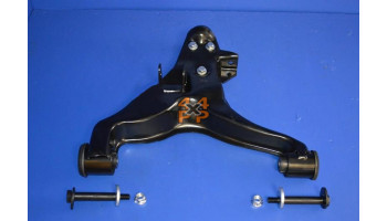 TRIANGLE AVANT INFERIEUR GAUCHE (AVEC BOULONS CARROSAGE)  pour  MITSUBISHI  PAJERO  V88 - 3.2did 9/2006-> court 