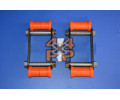 PAIRE DE MANILLES PIVOTANTES ALLONGÉES POUR RESSORTS À LAMES ARRIÈRE (LEVÉE DE 40MM)