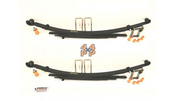 RESSORTS À LAMES ARRIÈRE H/DUTY AVEC KIT DE MONTAGE PAIRE (4+3 FEUILLES)  pour  ISUZU  PICKUP  TFS87 – 1.9TD 12/2016-> 