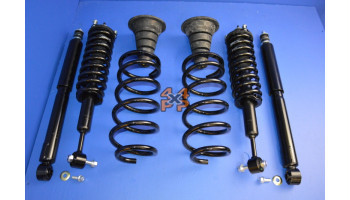 KIT DE CONVERSION DE LA SUSPENSION PNEUMATIQUE EN SUSPENSION HÉLICOÏDALE HAUTEUR STANDARD  pour  TOYOTA  KDJ120 - 3.0TD 9/2002-12/2009 long  Suspension 