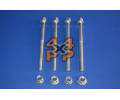 KIT BOULONS FIXATION ROTULE AVANT INFERIEUR (4)