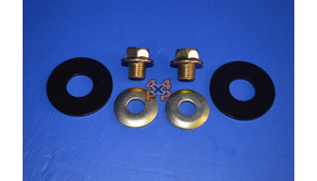 KIT FIXATION AMORTISSEUR ARRIERE (1 COTE)  pour  TOYOTA  HILUX PICKUP  KUN25 - 2.5TD 7/2005-2017  