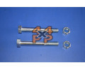 TRIANGLE SUPERIEUR ARRIERE KIT BOULONS CHASSIS (UN COTE)