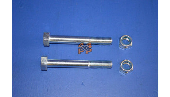 TRIANGLE SUPERIEUR ARRIERE KIT BOULONS CHASSIS (UN COTE)  pour  MITSUBISHI  PAJERO  V87 - 3.8 essence 9/2006-> court 