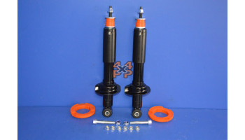 AMORTISSEUR AVANT KIT LA PAIRE NON REGLABLE (GAZ)   pour  NISSAN  NAVARA PICKUP  D40V9 - 3.0TD (V9X V6) 5/2010-> 