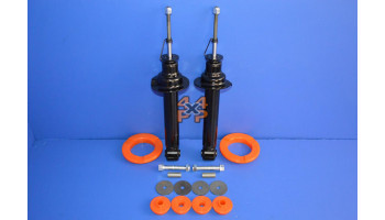 AMORTISSEUR AVANT KIT LA PAIRE (GAZ)  pour  MITSUBISHI  PAJERO  V88 - 3.2did 9/2006-> court 